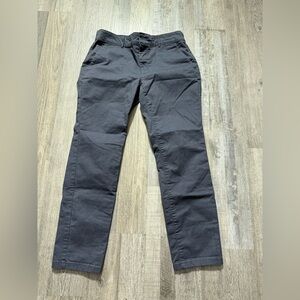 LOFT Black Chinos Straight Leg Durable Fabric